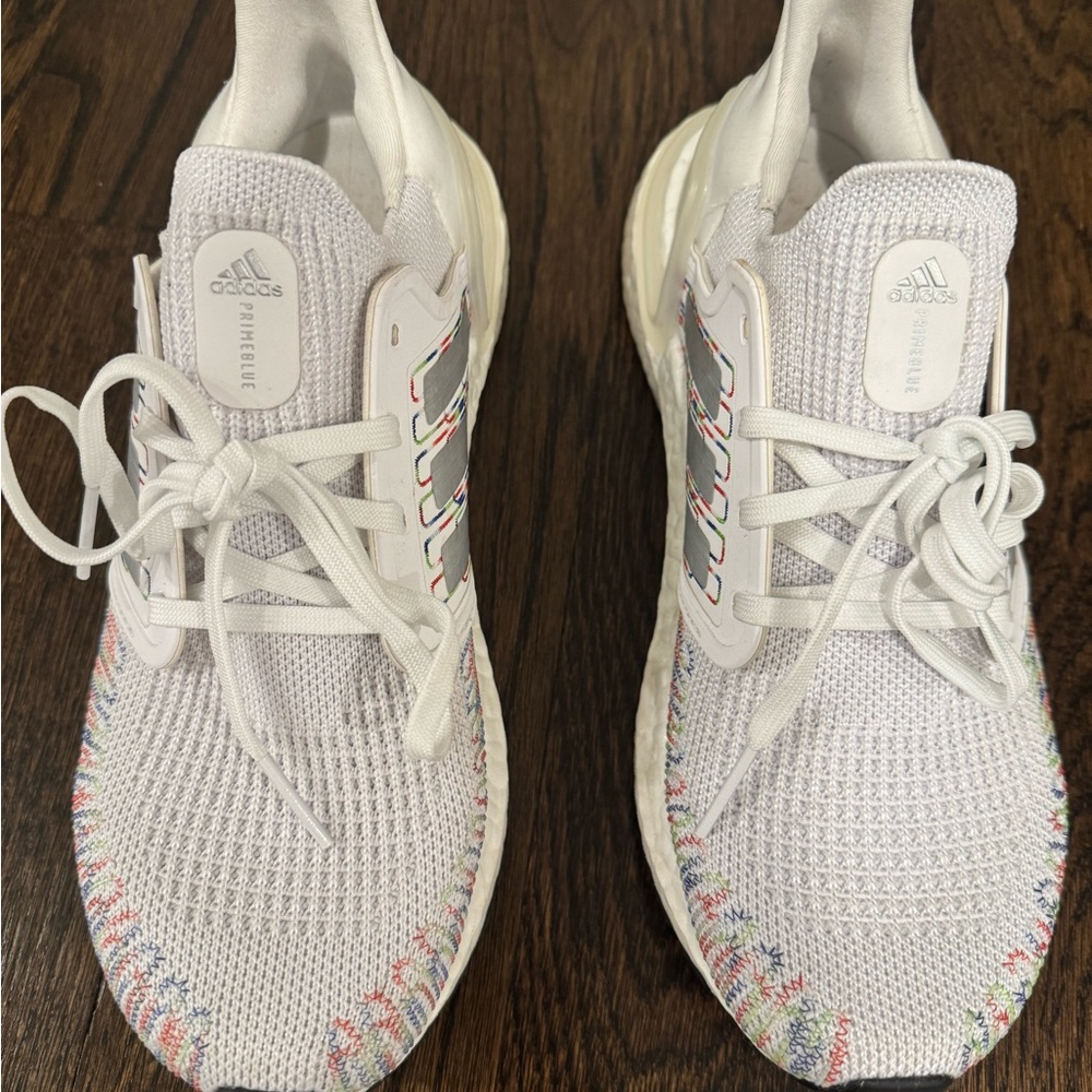 adidas White Multicolor Women's Sneakers